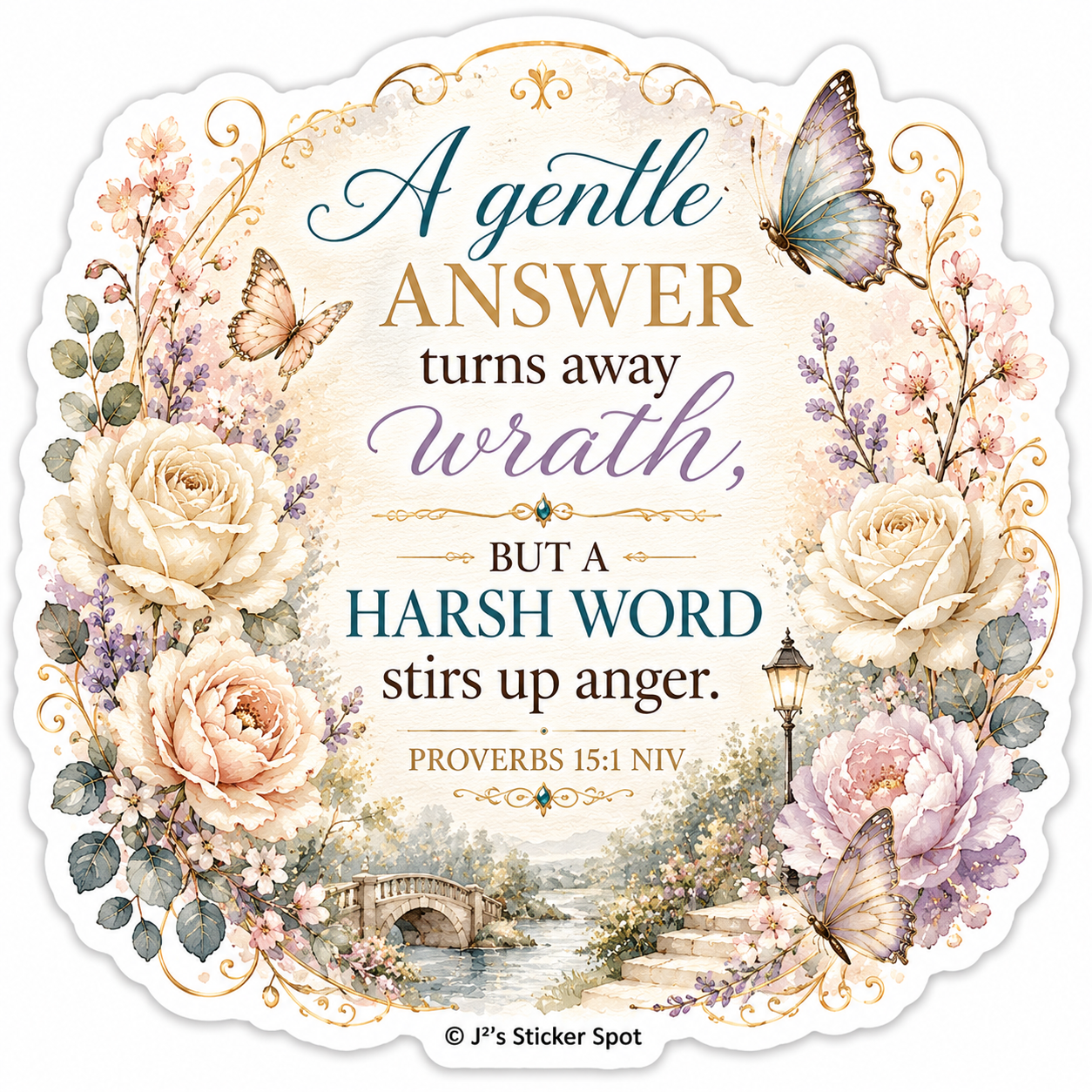 A Gentle Answer — Proverbs 15:1 NIV