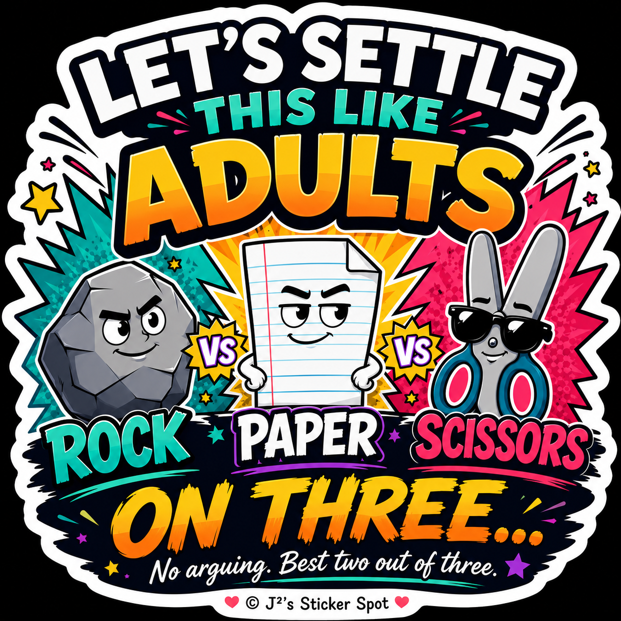 Let’s Settle This Like Adults
