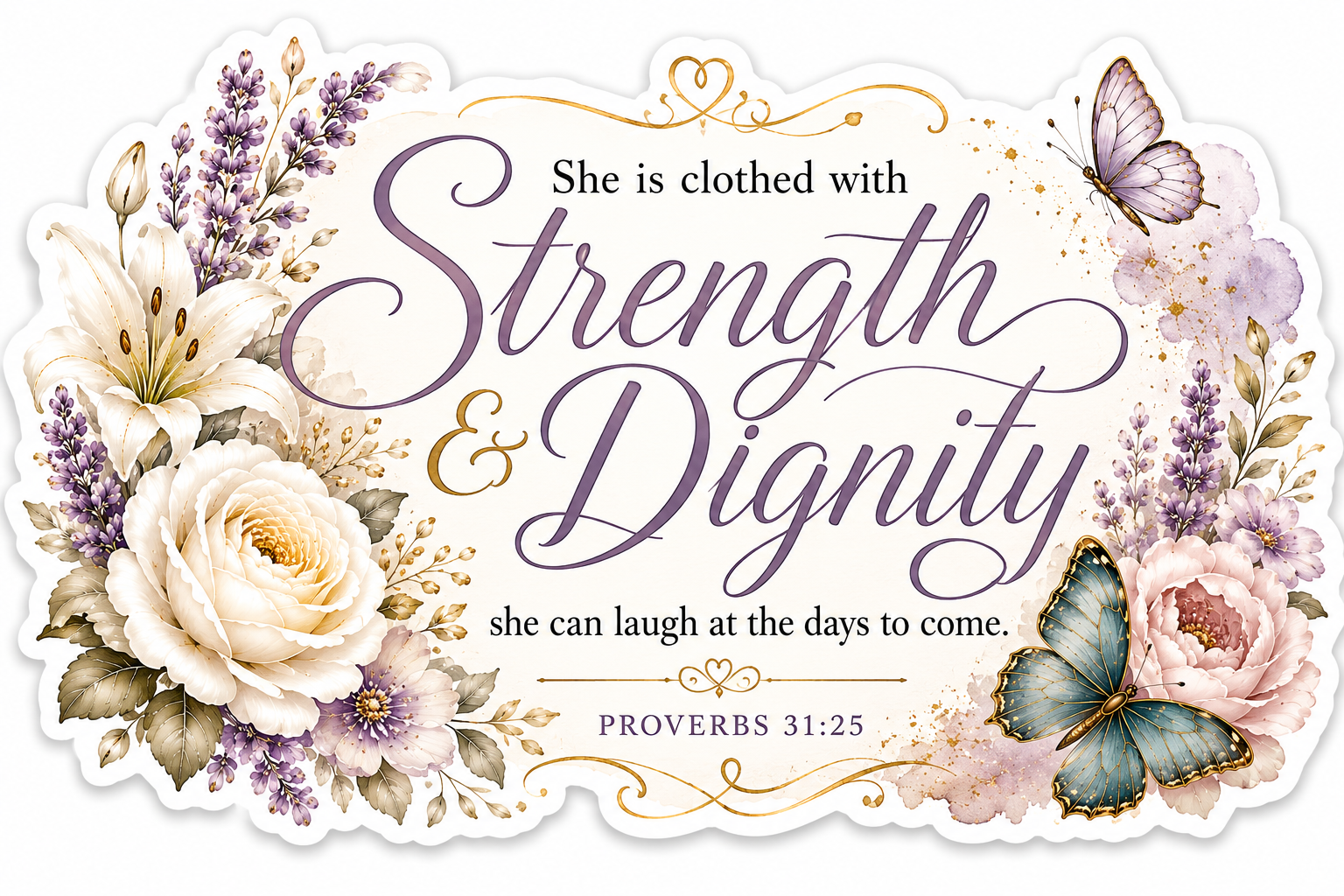 Strength & Dignity – Proverbs 31:25