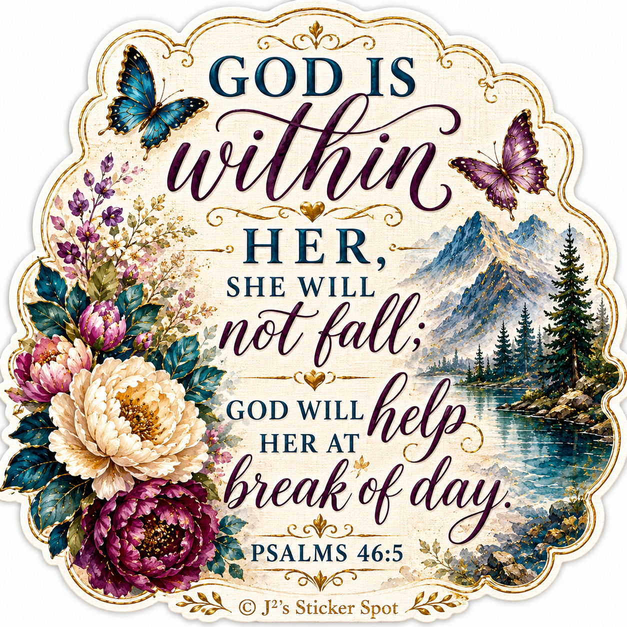 Psalm 46:5 – God Is Within Her