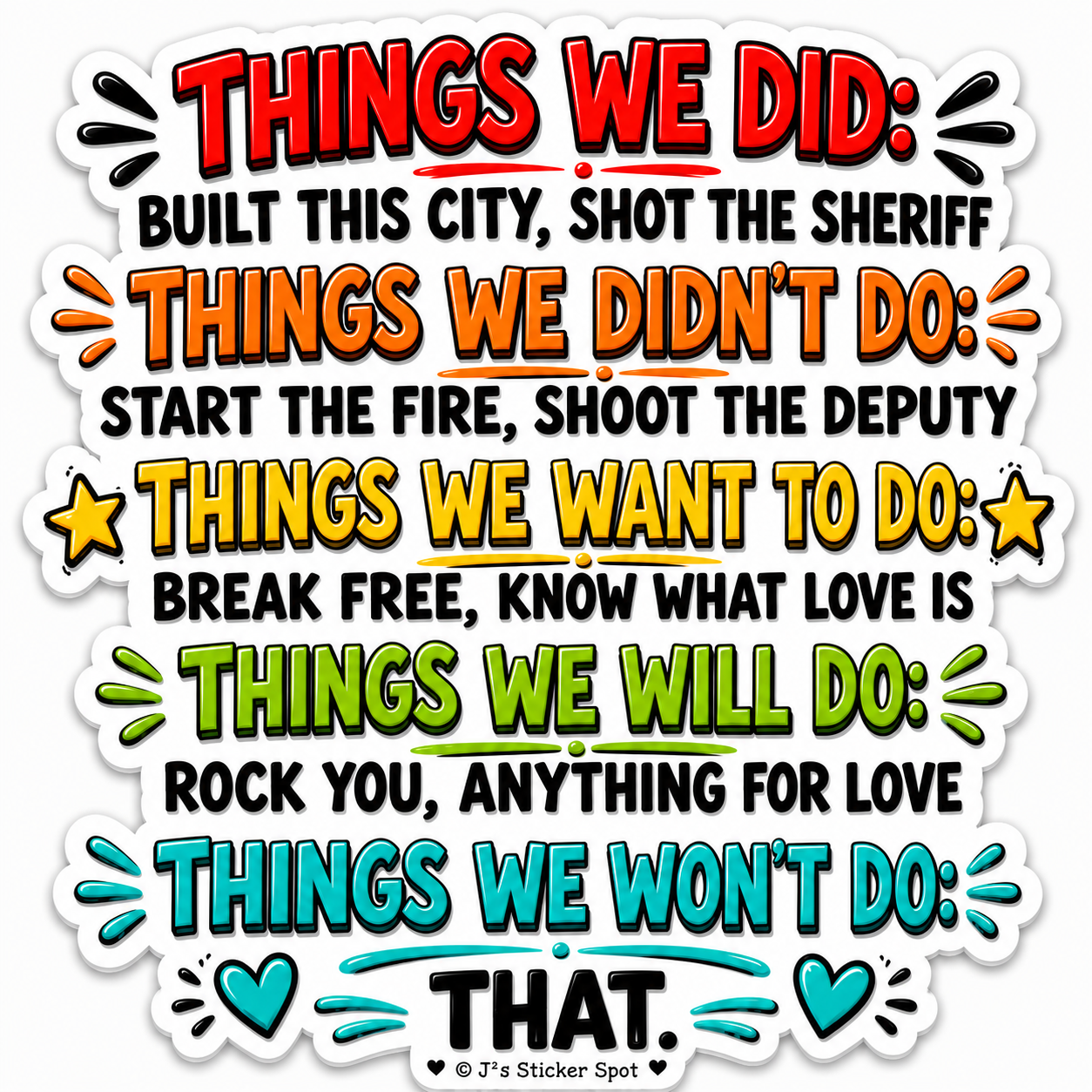 Things We Did